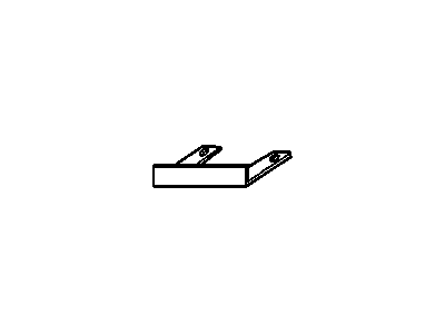 Chevy 22598652 License Bracket
