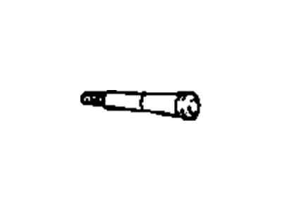 Chevy 15685569 LEVER, STEERING COLUMN TILT WHEEL RELEASE (BLACK)