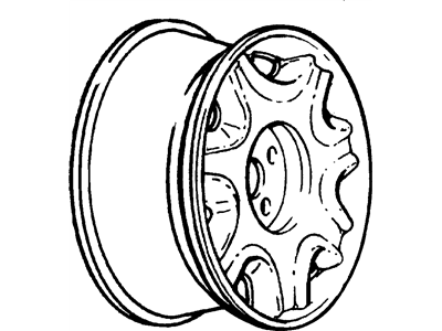 Cadillac Eldorado Spare Wheel - 9593096