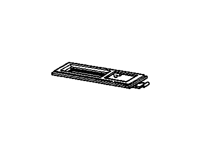 20634146 GM Plate, Door Window Illustration 1 of 1