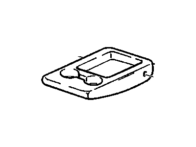 12387194 GM Pad, Seat Separator Console, Rear Illustration 1 of 1