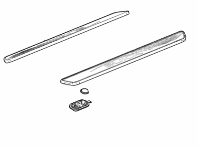 Buick 42744900 PLATE,FRONT SIDE DOOR SILL TRIM(INSTALL 0.30)(0.1722 KG)