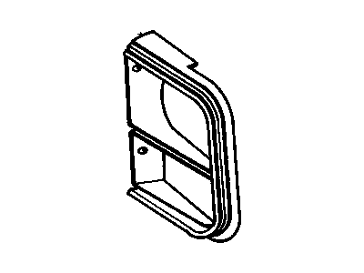 GMC 14048625 Headlamp Assembly Bezel