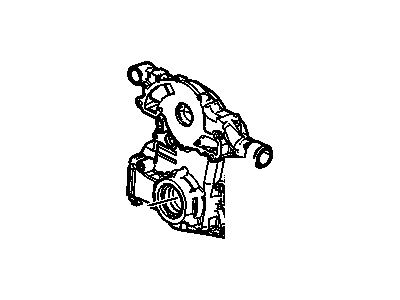 Pontiac 19332914 COVER,ENGINE FRONT(SEE GROUP 00.000 "FRONT COVER AND COOLING" FOR DETAILED ILLUSTRATED VIEW)(COVER MACHINING LESS OIL PUMP)