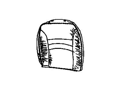 GM 88992887 Cover, Front Seat Back And Back Of Back 88992887 GM Cover, Front Seat Back And Back Of Back Illustration 1 of 1