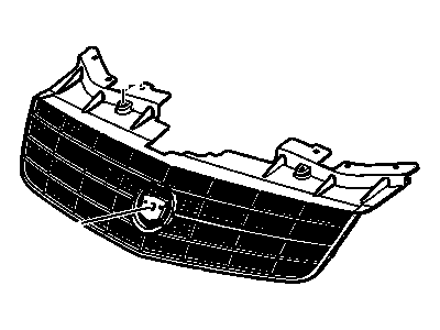 Cadillac 9021417 GRILLE,FRONT(INCLUDES 7-9)