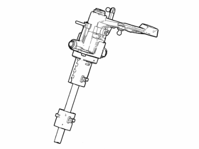 Chevy 55598090 HOUSING,SHIFT CONTROL (W/SHAFT CONTROL SHAFT)(INCLUDES 4)(USE TOGETHER WITH 13106275 VENT)