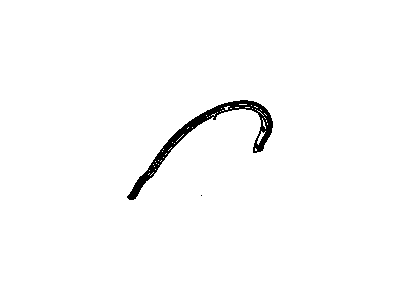 22511914 GM Wheel Opening Molding, Front Passenger Side Illustration 1 of 1