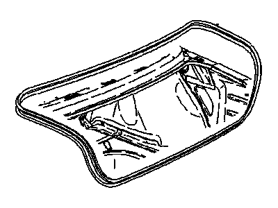 Saturn SL2 Weather Strip - 21160164