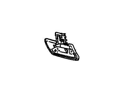 Cadillac 12538530 COMPARTMENT,ROOF FRONT(W/DOOR)(SHALE)