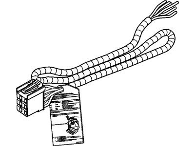 Chevy 15366255 HARNESS,ELECTRONIC BRAKE CONTROL WIRING HARNESS EXTENSION(INCLUDES 2)