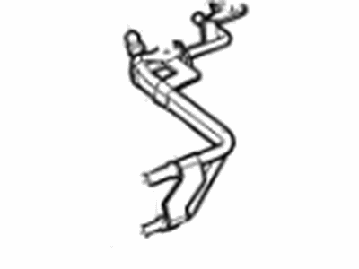 Chevy 84291974 HOSE,RADIATOR SURGE TANK INLET(INCLUDES 5,6)(1 HOSE W/ PIPES AND BRACKETS)