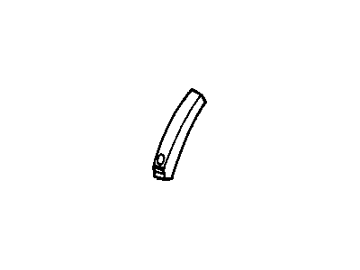 20718738 GM Pillar Molding, Black, Passenger Side Illustration 1 of 1