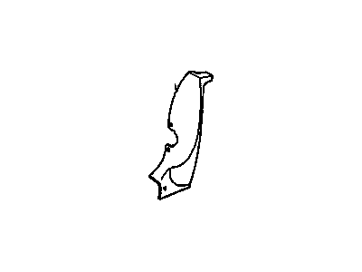 3636944 GM Cowl Trim, Passenger Side Illustration 1 of 1