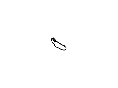 16815883 GM Cover, Seat Belt, Front Upper Driver Side Illustration 1 of 1