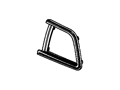 Oldsmobile 20648258 Quarter Glass