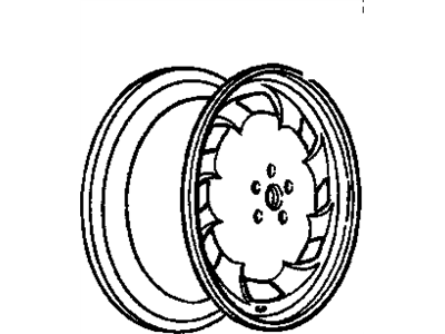 Oldsmobile 12519661 Wheel, Alloy