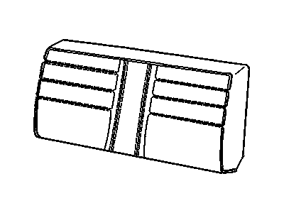 Buick 12524021 Seat Back Cover