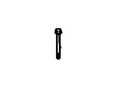 Chevy 11589091 BOLT,HEX FLANGED HEAD,W/SHOULDER,M8X1.25X26,24 O.D.,18.5 THREAD,9.8,GM7111M(PICK UP BOX END GATE LOWER HINGE (END GATE SIDE))