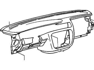 Cadillac 90437028 Instrument Panel