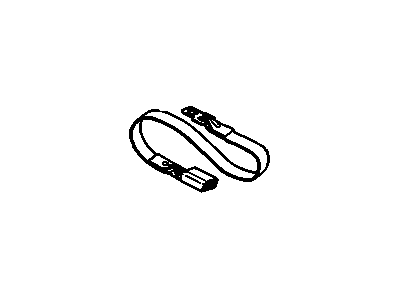 Cadillac 12533460 EXTENSION KIT,SEAT BELT(BLACK)(TYPE ALUMINUM BASECOAT)(15")(REFER TO SERVICE INFORMATION BULLETIN ON SEAT BELT EXTENDERS FOR DETAILED INFORMATION)