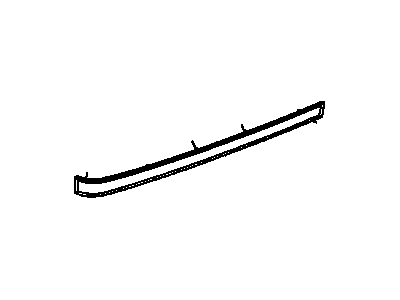 Cadillac 25536114 Side Molding Extension