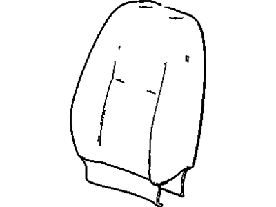 GM 20826153 Cover, Front Split Bench (Full Feature) - Az3, Driver Side GM 20826153 Cover, Front Split Bench (Full Feature) - Az3, Driver Side