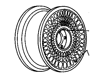 Chevy 12512858 Wheel, Alloy
