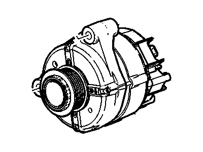 Chevy 22751395 GENERATOR,(LABELED 22751395)(SEE GROUP 02 "GENERATOR MOUNTING" FOR DETAILED ILLUSTRATED VIEW)