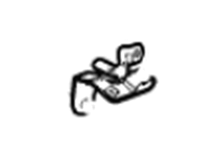 GMC 25856106 BRACKET,FUEL FEED & RETURN FRONT HOSE(PART OF 3)(ATTACHES TO THE FRAME)