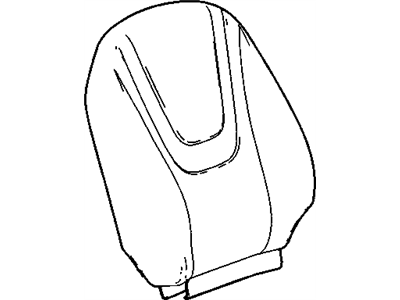Chevy 22925417 COVER,PASSENGER SEAT BACK(URBAN)