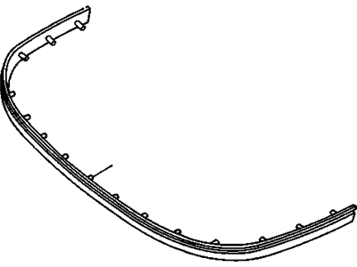 Buick 3636896 Rub Strip