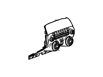 Chevy 22737615 CONTROL,AMPLITUDE MODULATION/FREQUENCY MODULATION STEREO RADIO(INCLUDES 11)(SILVER)(LABELED 22737615)