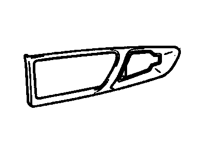 Oldsmobile 12519528 HANDLE,FRONT SIDE DOOR PULL(PART OF 12)(BEIGE)