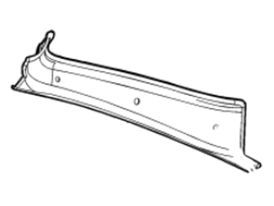 Chevy 23412813 COVER,ROOF LIFT OFF PANEL/WINDOW LATCH TRIM(PART OF 1)(12.811)(SERVICEABLE COMPONENT OF PANEL PKG 84355035)