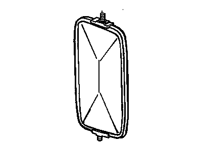 Chevy 15635577 Mirror Glass