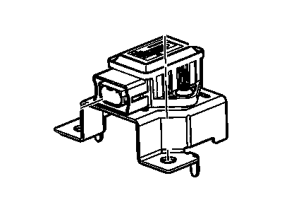 Pontiac 10449734 Lateral Accelerometer Sensor