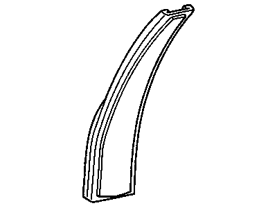 10213491 GM Pillar Trim, Passenger Side Illustration 1 of 1