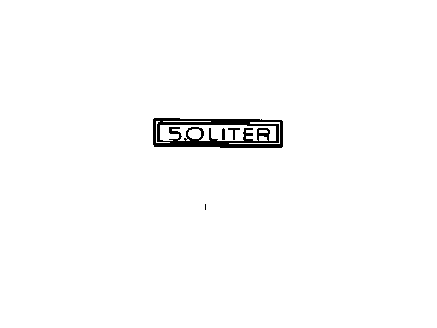 Cadillac 20640451 Nameplate