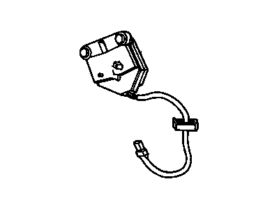 Cadillac 12535287 Mirror Motor