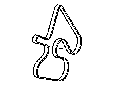 Chevy 19370623 BELT,FAN & WATER PUMP & A/C COMPRESSOR & GENERATOR & P/S PUMP