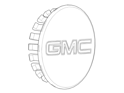 GMC 84165540 CAP PKG,WHEEL TRIM(INCLUDES 1)(INSTALL 0.10)(4 PC QTY OF 84107705)(5.858)