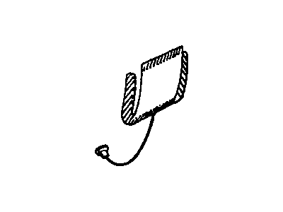 12459972 GM Heater, Front/Rear Seat Heater, Driver Side Illustration 1 of 1