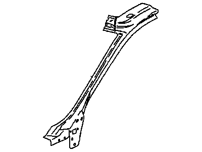 21123197 GM Windshield Pillar, Driver Side Illustration 1 of 1