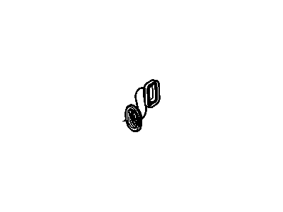 Pontiac 22710201 GROMMET,WIRING HARNESS(PART OF 10)(TO REAR SIDE DOOR)