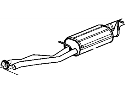 GMC Sierra 1500 Classic Exhaust Pipe - 15798942