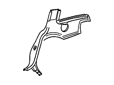 20696928 GM Outer Panel, Rear Passenger Side Illustration 1 of 1