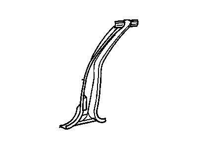 20717364 GM Outer Center Pillar, Passenger Side Illustration 1 of 1