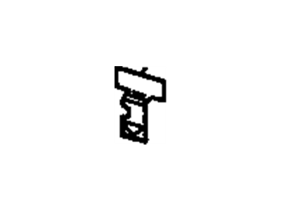 GM 20161559 Package Tray Brace, Rear 20161559 GM Package Tray Brace, Rear Illustration 1 of 1