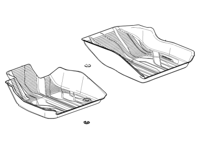 Chevy 23271402 MAT PKG,FLOOR AUXILIARY(INCLUDES 2,10,11)(DARK ATMOSPHERE)(INSTALL 0.10)(3.34 KGS)(UP-LEVEL)